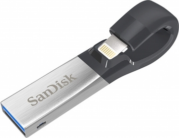 SanDisk iXpand Slim フラッシュドライブ 128GB SDIX30C-128G