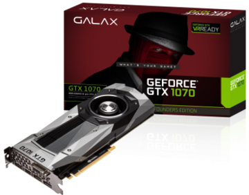 GALAX(GALAXY) GeForce GTX 1070 Founders Edition(GF PGTX1070/8GD5) GTX1070/8GB(GDDR5)/PCI-E