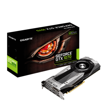 GIGABYTE GeForce GTX 1070 Founders Edition 8G(GV-N1070D5-8GD-B) GTX1070/8GB(GDDR5)/PCI-E