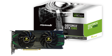Manli GeForce GTX 1080 with Twin Cooler(M-NGTX1080/5RGHDPPP) GTX1080/8GB(GDDR5X)/PCI-E