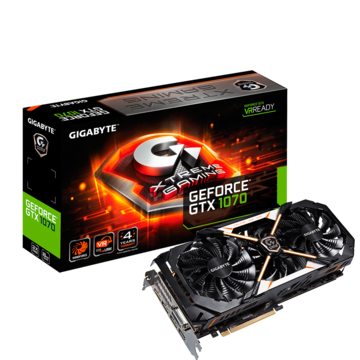 GIGABYTE GeForce GTX 1070 Xtreme Gaming 8G(GV-N1070XTREME-8GD rev.1.0) GTX1070/8GB(GDDR5)/PCI-E