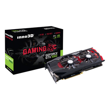 Inno3D GeForce GTX 1060 Gaming OC(N1060-1SDN-N5GNX) GTX1060/6GB(GDDR5)/PCI-E
