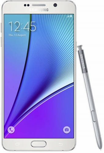 SAMSUNG GALAXY Note 5 Dual SIM SM-N9208 LTE 32GB White Pearl（海外携帯）