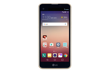 LG電子 国内版【SIMフリー】 LG X screen LGS02 シャンパンゴールド