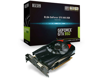 ELSA GeForce GTX 950 2GB（GD950-2GERX2） GTX950/2GB(GDDR5)/PCI-E