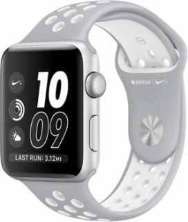 Apple Apple Watch Series2 Nike+ 38mmシルバーアルミニウム/フラットシルバー/ホワイトNikeスポーツバンド