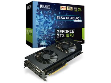 ELSA GeForce GTX 1070 8GB GLADIAC（GD1070-8GERXG） GTX1070/8GB(GDDR5)/PCI-E