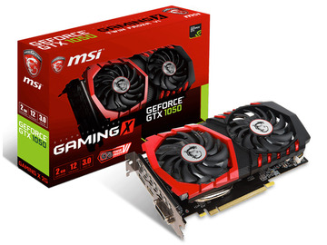 MSI GeForce GTX 1050 GAMING X 2G GTX1050/2GB(GDDR5)/PCI-E