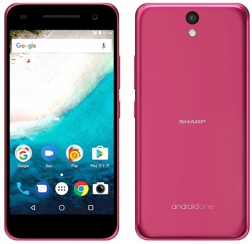 SHARP ymobile 【SIMロックあり】 Android One S1 ピンク