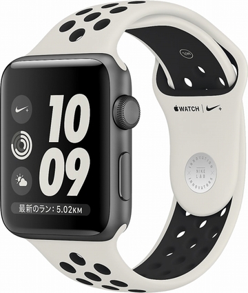 Apple Apple Watch Series2 NikeLab 42mmスペースグレイアルミニウム/ライトボーン/ブラックNikeスポーツバンド