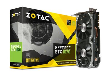 ZOTAC GeForce GTX 1070 Mini 8GB 256BIT GDDR5(ZT-P10700K-10M) GTX1070/8GB(GDDR5)/PCI-E
