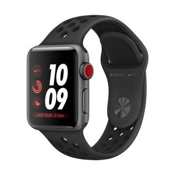 Apple Apple Watch Series3 Nike+ 38mm Cellular スペースグレイアルミ/アンスラサイト/ブラックスポーツバンド