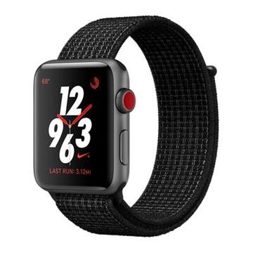 Apple Apple Watch Series3 Nike+ 42mm Cellular スペースグレイアルミ/ブラック/ピュアプラチナスポーツループ
