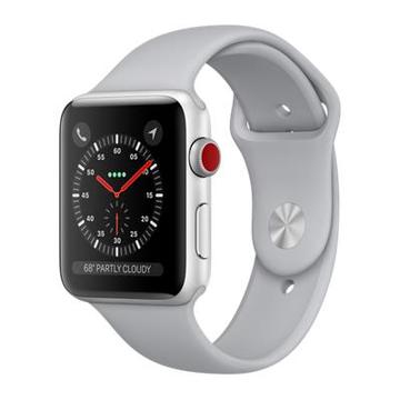 Apple Watch Series3 42mm Cellular シルバーアルミニウム/フォッグスポーツバンド MQKM2J/A
