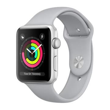 Apple Apple Watch Series3 42mm GPS シルバーアルミニウム/フォッグスポーツバンド MQL02J/A