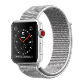 Apple Apple Watch Series3 42mm Cellular シルバーアルミニウム/シーシェルスポーツループ MQKQ2J/A