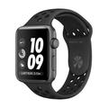  Apple Apple Watch Series3 Nike+ 42mm GPS スペースグレイアルミ/アンスラサイト/ブラックNikeスポーツバンド