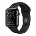  Apple Apple Watch Series3 42mm Cellular スペースブラックステンレススチール/ブラックスポーツバンド MQM02J/A