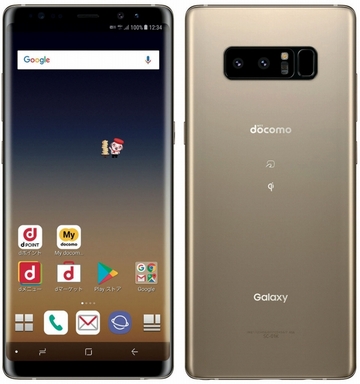 ドコモ Galaxy Note 8 (SC-01K) ゴールド simロック解除-