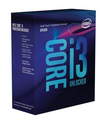 Intel Core i3-8350K (4GHz) BOX LGA1151/4C/4T/L3 8M/UHD630/TDP91W
