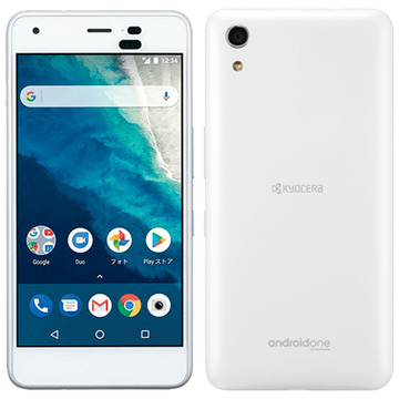 KYOCERA ymobile 【SIMロックあり】 Android One S4 ホワイト S4-KC