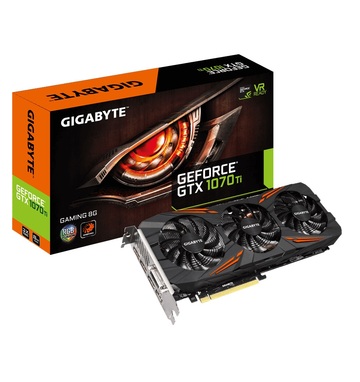 GIGABYTE GeForce GTX 1070 Ti Gaming OC 8G(GV-N107TGAMING OC-8GD) GTX1070Ti/8GB(GDDR5)/PCI-E