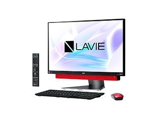 NEC LAVIE Desk All-in-one DA770/KAR PC-DA770KAR メタルレッド