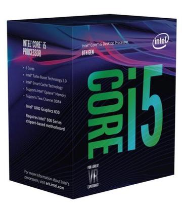 Intel Core i5-8600 (3.1GHz/TB:4.3GHz) BOX LGA1151/6C/6T/L3 9M/UHD630/TDP65W