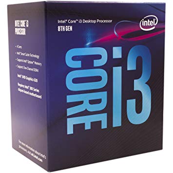 Intel Core i3-8300 (3.7GHz) BOX LGA1151/4C/4T/L3 8M/UHD630/TDP62W
