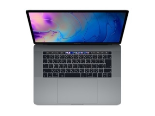 MacBook Pro 15インチ Corei7:2.6GHz Touch Bar搭載 512GB スペースグレイ MR942J/A (Mid 2018)