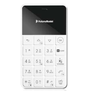 フューチャーモデル 国内版【SIMフリー】 NichePhone-S 4G ホワイト MOB-N18-01-WH