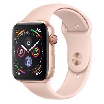 Apple Apple Watch Series4 44mm Cellular ゴールドアルミニウム/ピンクサンドスポーツバンド MTVW2J/A