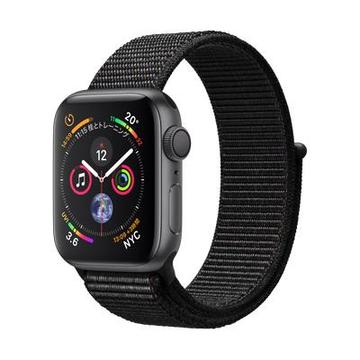 Apple Apple Watch Series4 40mm GPS スペースグレイアルミニウム/ブラックスポーツループ MU672J/A