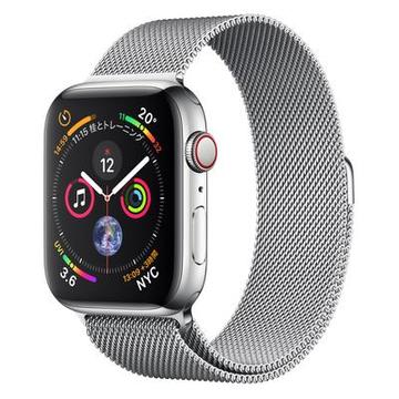 Apple Apple Watch Series4 44mm Cellular シルバーステンレス/ミラネーゼループ MTX12J/A