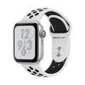  Apple Apple Watch Series4 Nike+ 40mm GPS シルバーアルミ/ピュアプラチナム/ブラックNikeスポーツバンド