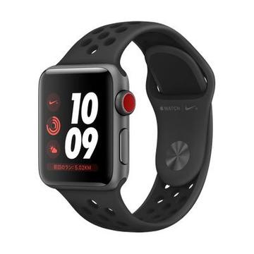 Apple Watch Series3 Nike+ 38mm Cellular スペースグレイアルミ/アンスラサイト/ブラックスポーツバンド MTGQ2J/A