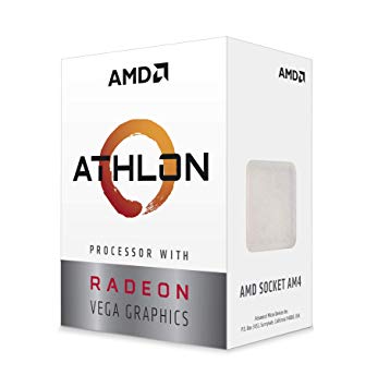 AMD Athlon 200GE (3.2GHz) BOX AM4/2C/4T/L3 4MB/Radeon Vega 3/TDP35W