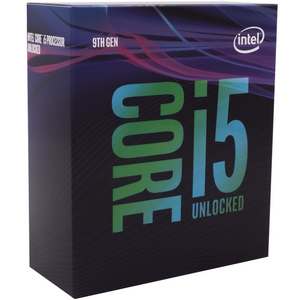 Intel Core i5-9600K (3.7GHz/TB:4.6GHz/SRELU/P0) BOX LGA1151/6C/6T/L3 9M/UHD630/TDP95W