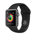  Apple Apple Watch Series3 38mm GPS スペースグレイアルミニウム/ブラックスポーツバンド MTF02J/A