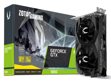 ZOTAC GAMING GeForce GTX 1660 6GB GDDR5（ZT-T16600F-10L） GTX1660/6GB(GDDR5)/PCI-E