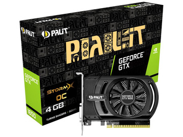 Palit Palit GTX1650 STORMX OC 4G GDDR5(NE51650S06G1-1170F) GTX1650/4GB(GDDR5)/PCI-E