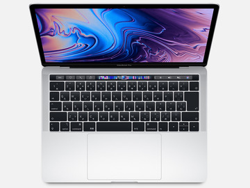 Apple MacBook Pro 13インチ Corei5:2.4GHz Touch Bar搭載 256GB シルバー MV992J/A (Mid 2019)