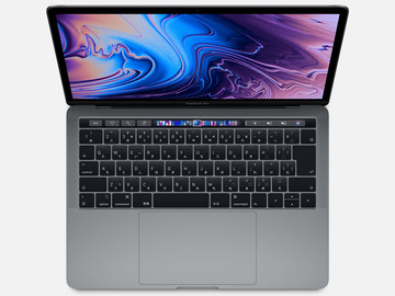 Apple MacBook Pro 13インチ Corei5:2.4GHz Touch Bar搭載 512GB スペースグレイ MV972J/A (Mid 2019)