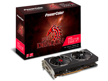 POWERCOLOR Red Dragon RX5500XT 8GB GDDR6（AXRX 5500XT 8GBD6-DHR/OC） RX5500XT/8GB(GDDR6)/PCI-E