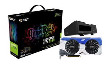Palit GeForce GTX 1080 GameRock + G-Panel(NEB1080T15P2-1040G+9PU1000A01010) GTX1080/8GB(GDDR5X)/PCI-E