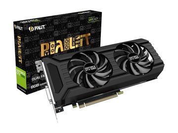 Palit GeForce GTX 1080 Dual(NEB1080015P2-1045D) GTX1080/8GB(GDDR5X)/PCI-E