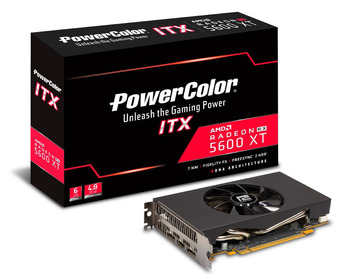 POWERCOLOR RX5600XT ITX 6GB GDDR6(AXRX 5600XT ITX 6GBD6-2DH) RX5600XT/6GB(GDDR6)/PCI-E