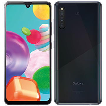 SAMSUNG UQmobile 【SIMフリー】 Galaxy A41 ブラック 4GB 64GB SCV48