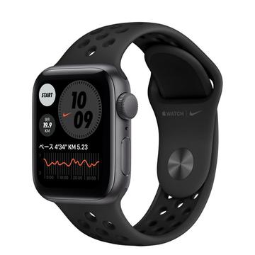 Apple Apple Watch Nike SE 40mm GPS スペースグレイ/スポーツバンド アンスラサイト/ブラック S&M/M&L