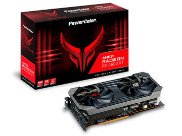 POWERCOLOR Red Devil AMD Radeon RX 6600 XT 8GB GDDR6（AXRX 6600XT 8GBD6-3DHE/OC）RX6600XT/8GB(GDDR6)